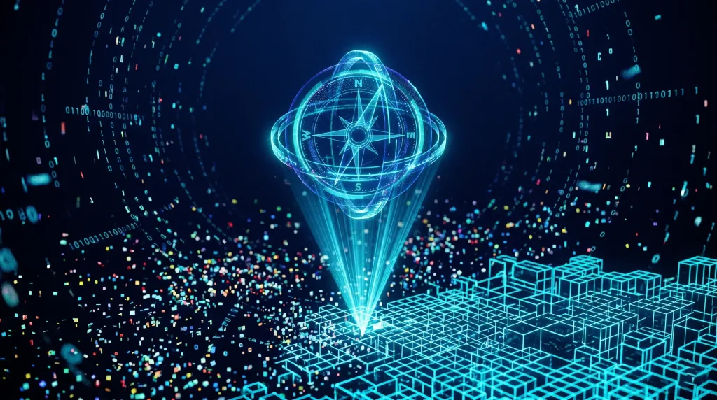 Master Your AI Settings: How to Customize Your Workspace for Maximum Productivity 1 Abstract visualization of AI custom instructions organizing business data and brand voice.